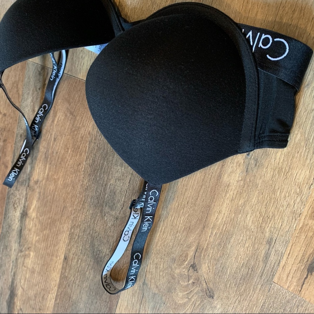 Calvin Klein banded logo push up bra - Picture 2 of 8
